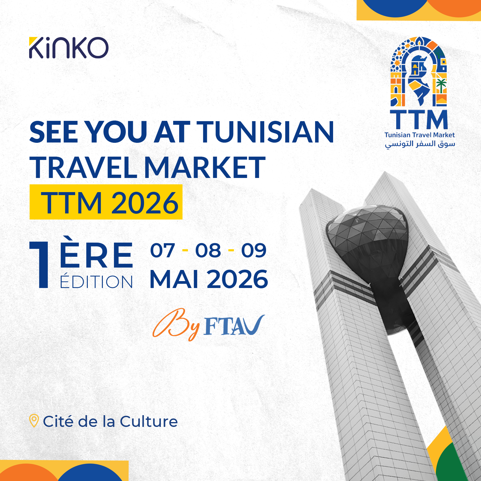 Kinko participe au Tunisian Travel Market (TTM) 2026 !
